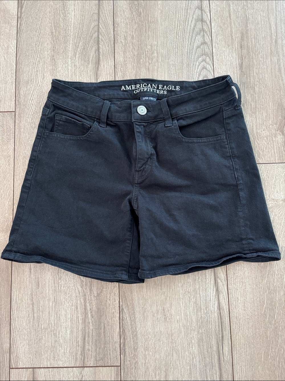 American Eagle Outfitters Black Women's Denim Shorts